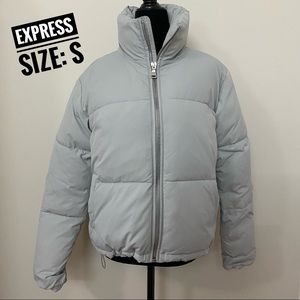 Super warm Grayish blue puffer jacket